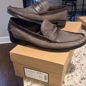 Cole Haan Men's Dark Brown Leather Loafers